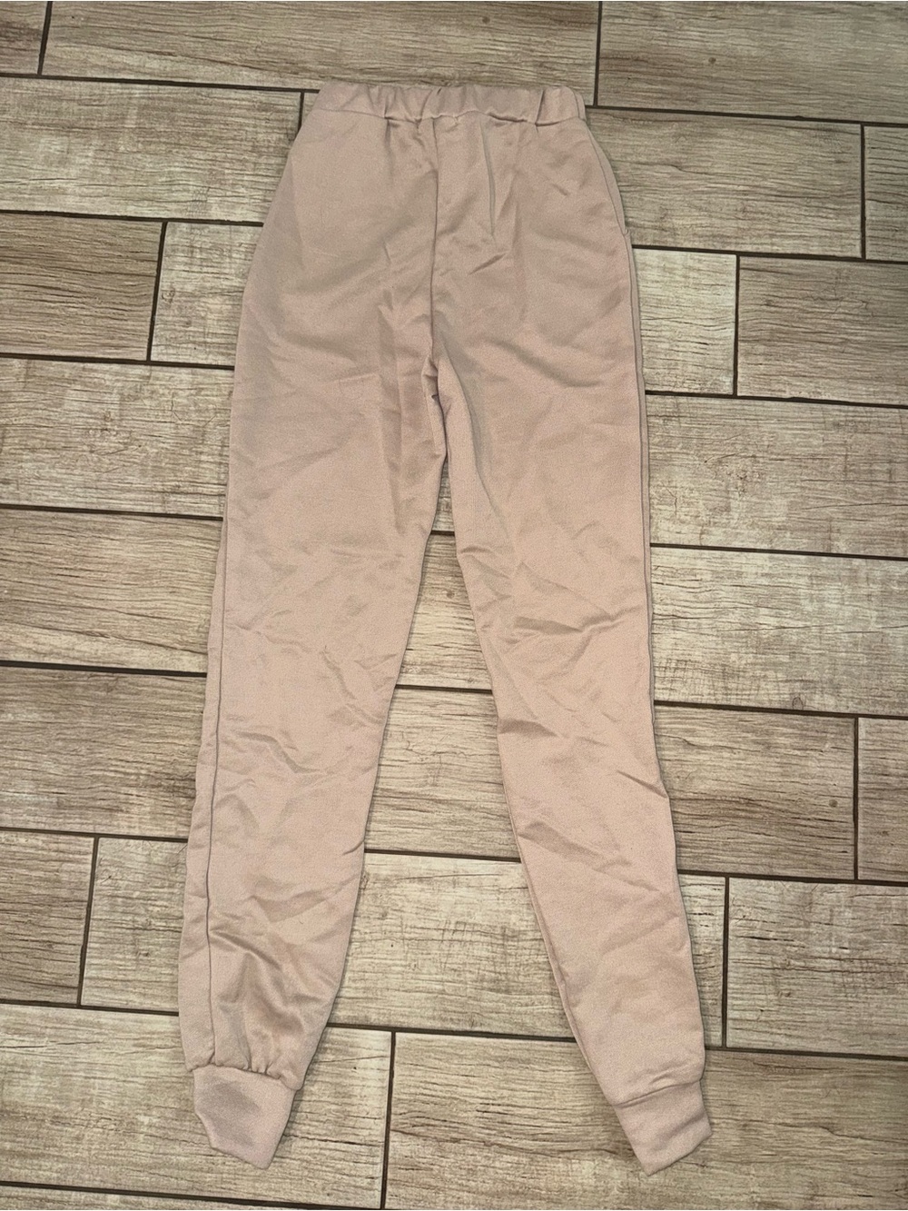 PrettyLittleThing Tan Drawstring Joggers - Picture 3 of 3
